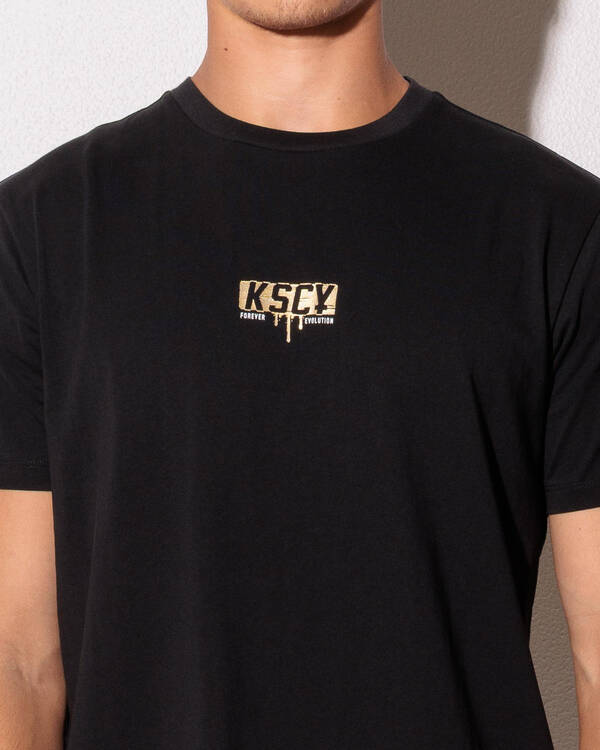 Kiss Chacey Dream Duel Curved T-Shirt for Mens