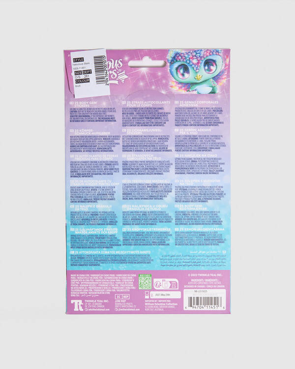 Nebulous Stars Body Gem Tattoo for Womens