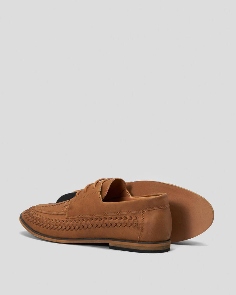 Lucid Seek Woven Lace-Up Shoes for Mens image number null
