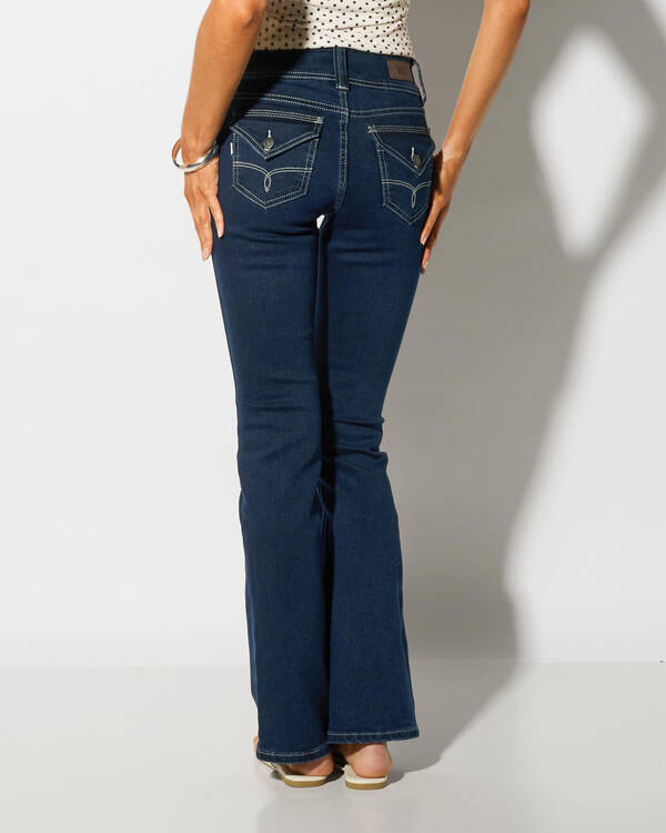 DESU Jawbreaker Low Waist Flare Jeans for Womens