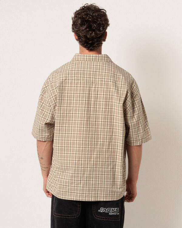Rhythm Longreach Relaxed Short Sleeve Shirt for Mens
