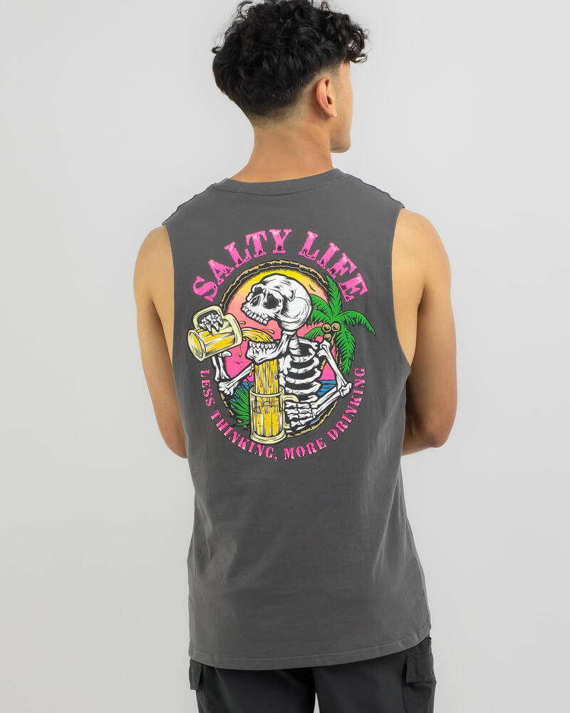 Salty Life Skull Duggery Muscle Tank for Mens