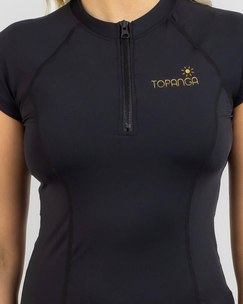 Topanga Ava Cap Sleeve Rash Vest for Womens