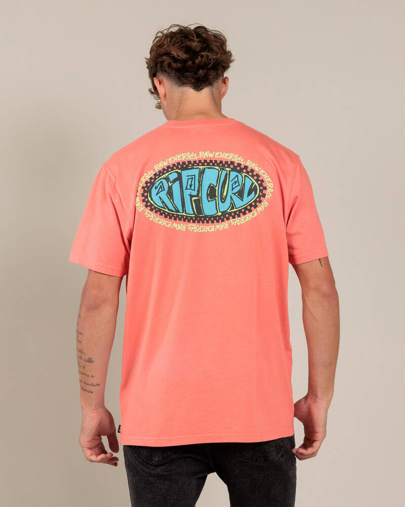 Rip Curl Raw Energy De Oval T-Shirt for Mens