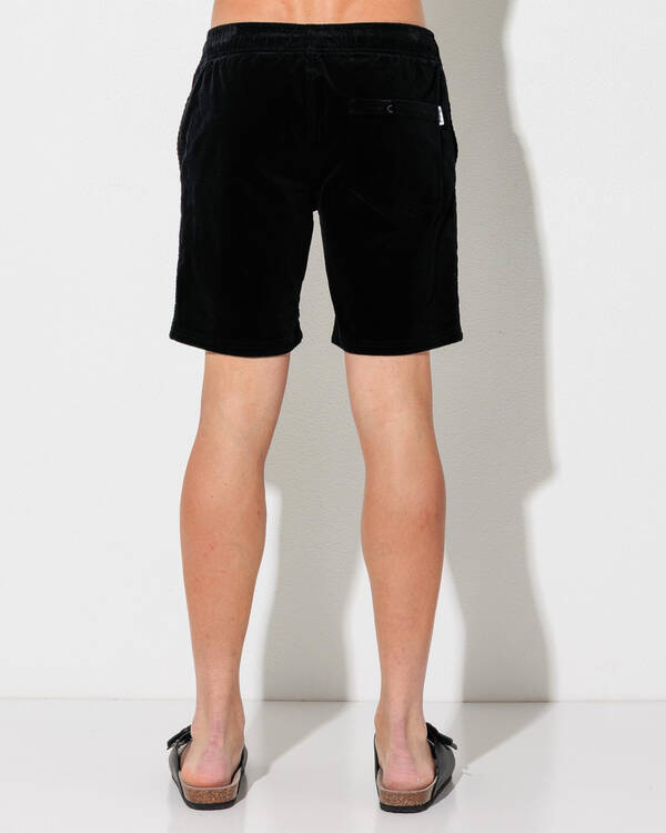 Skylark Shale Elastic Waist Shorts for Mens