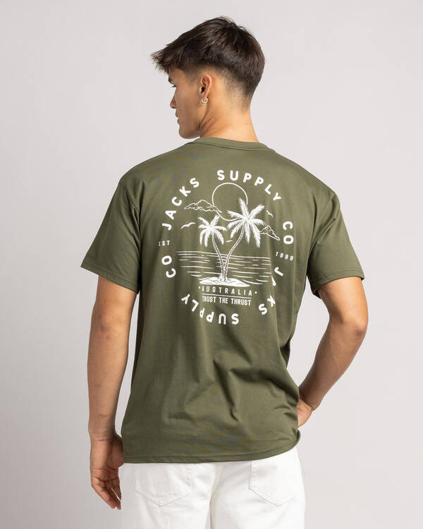 Jacks Find Paradise Surf T-Shirt for Mens