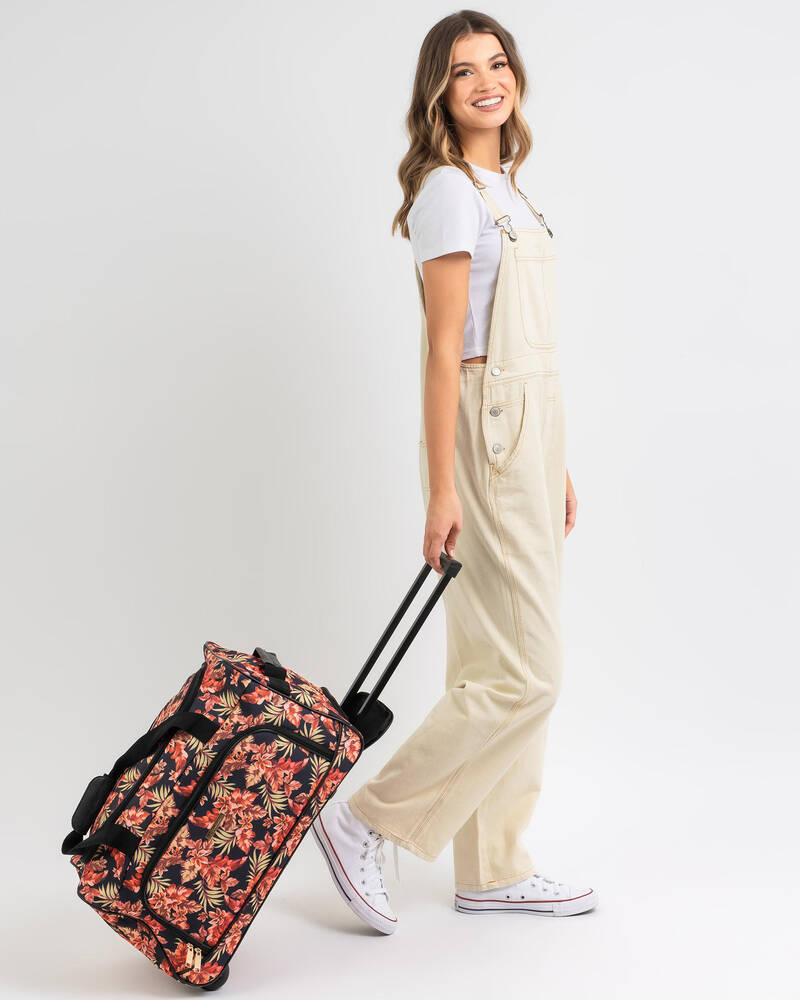 Mooloola Island Time Small Wheeled Travel Bag for Womens