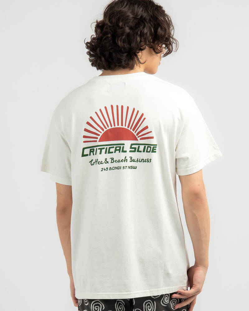 The Critical Slide Society Rising Sun T-Shirt for Mens