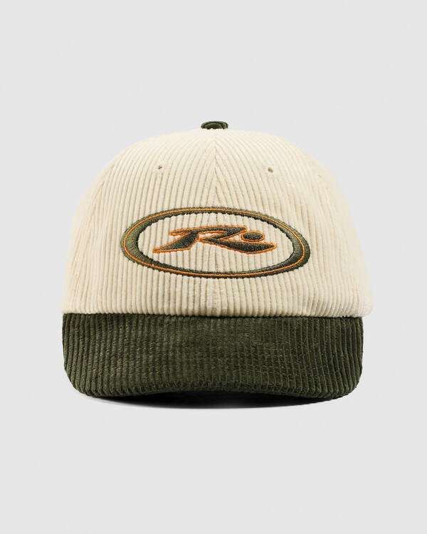 Rusty Orbit Cord Six Panel Cap for Mens
