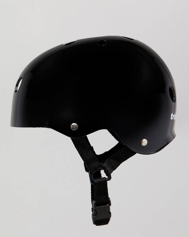 Triple 8 Black Gloss Helmet for Unisex