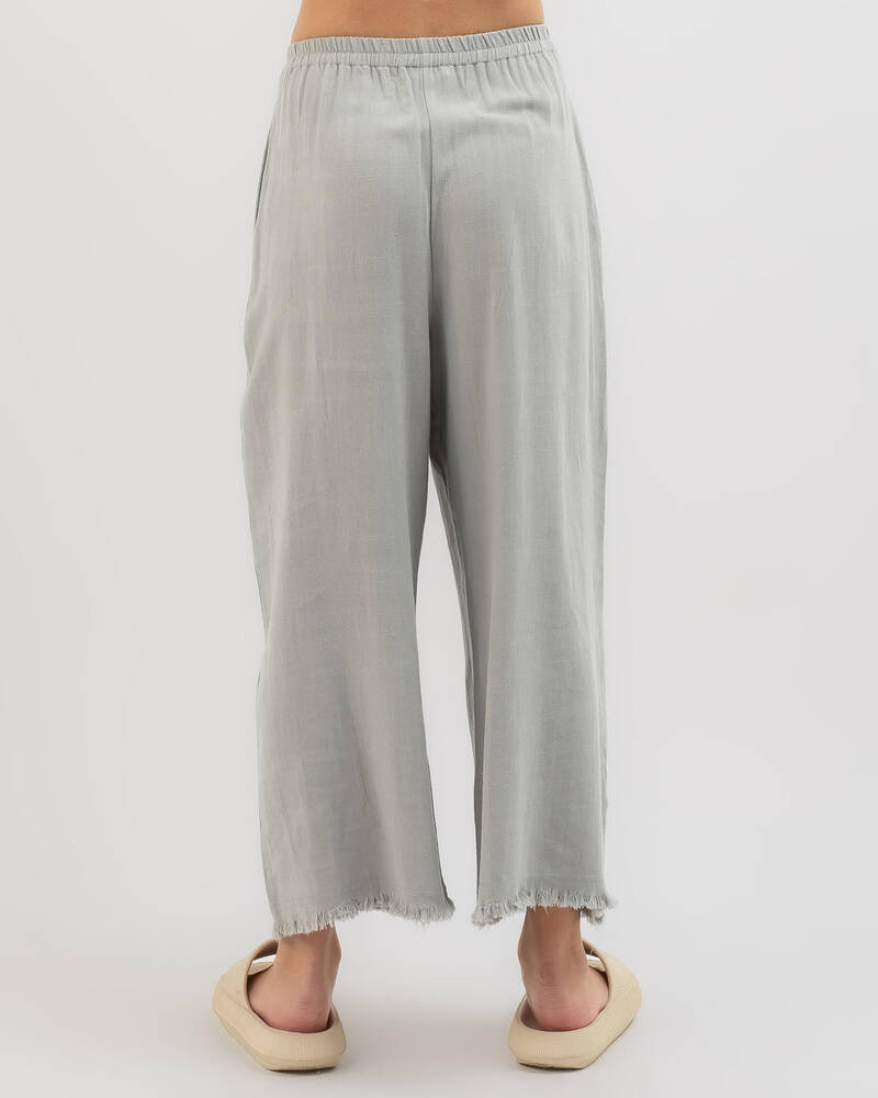 Mooloola Girls' Venice Beach Pants In Cement - Fast Shipping & Easy ...