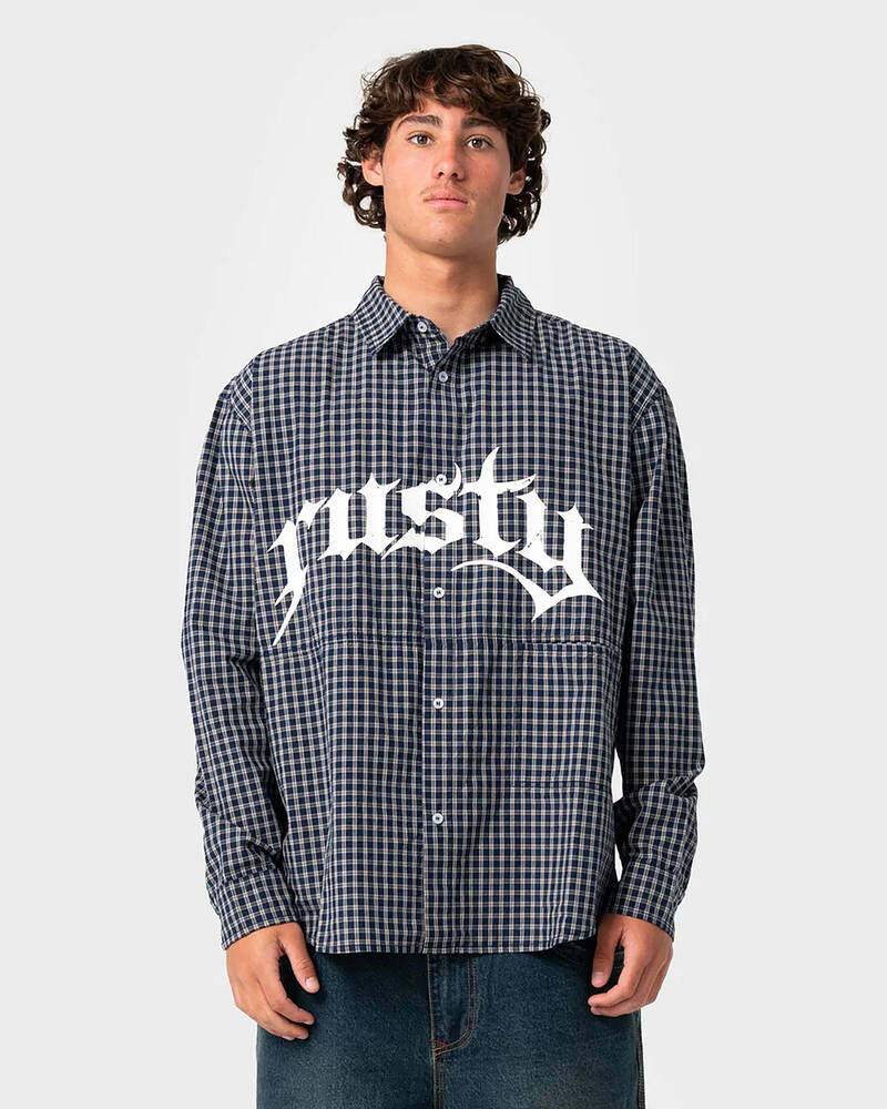 Rusty Shook Ones Long Sleeve Shirt for Mens