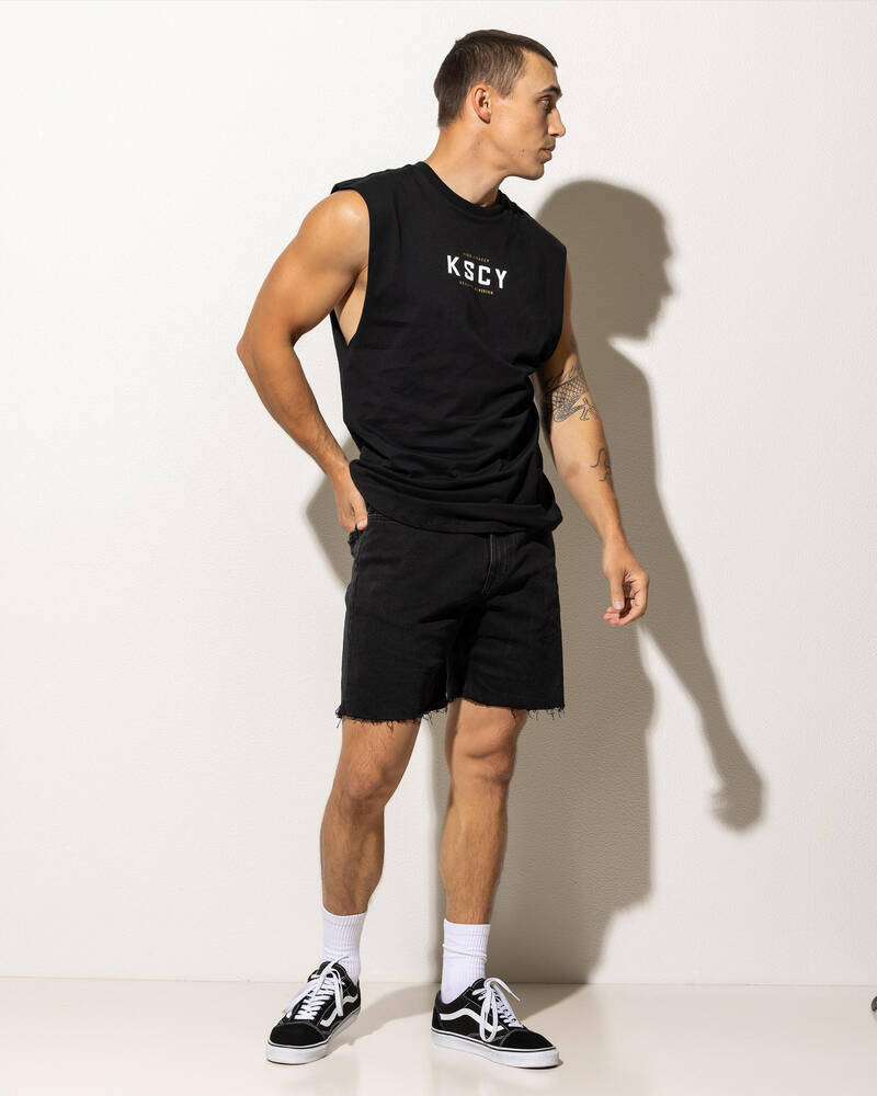 Kiss Chacey KS5 Slim Denim Shorts for Mens
