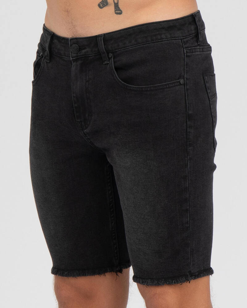 Lucid Varnish Denim Shorts for Mens