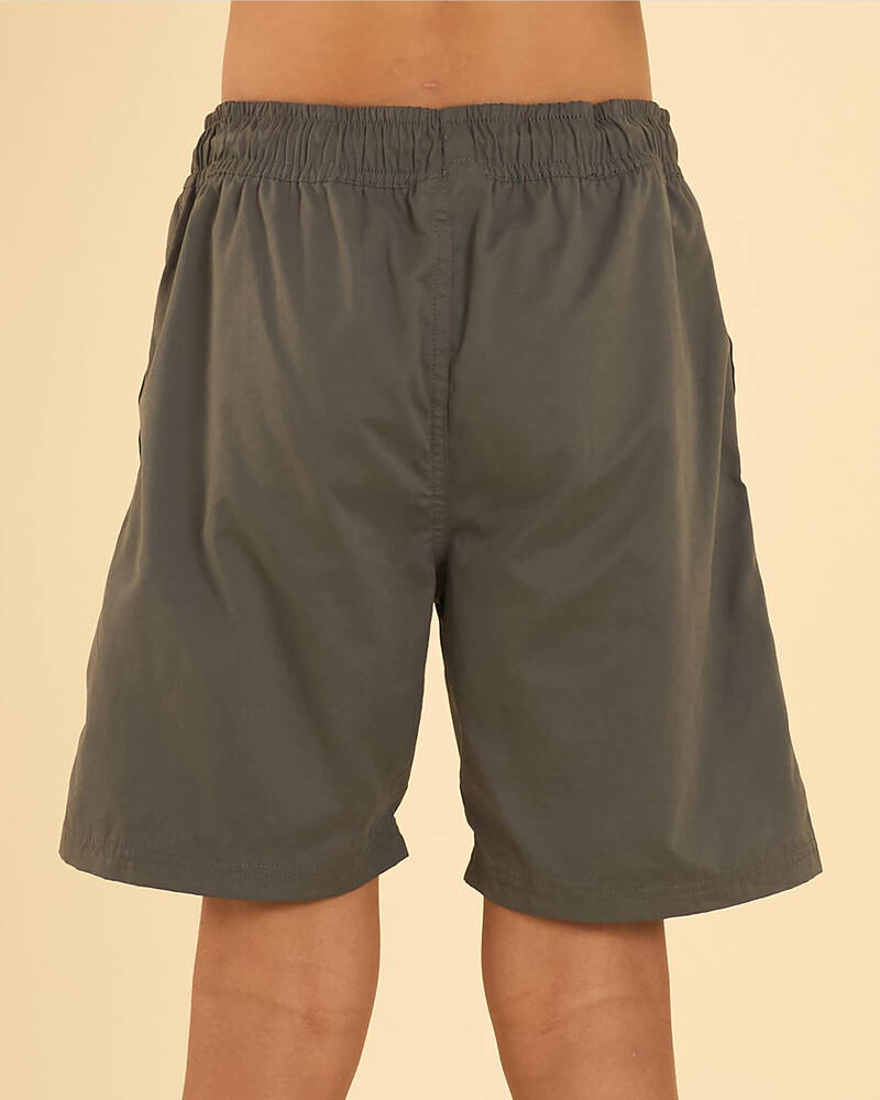 The Mad Hueys Boys' Skull Anchor Volley Shorts for Mens