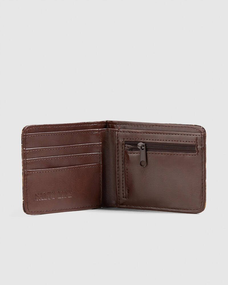 Salty Life Into the Woods PU Wallet for Mens