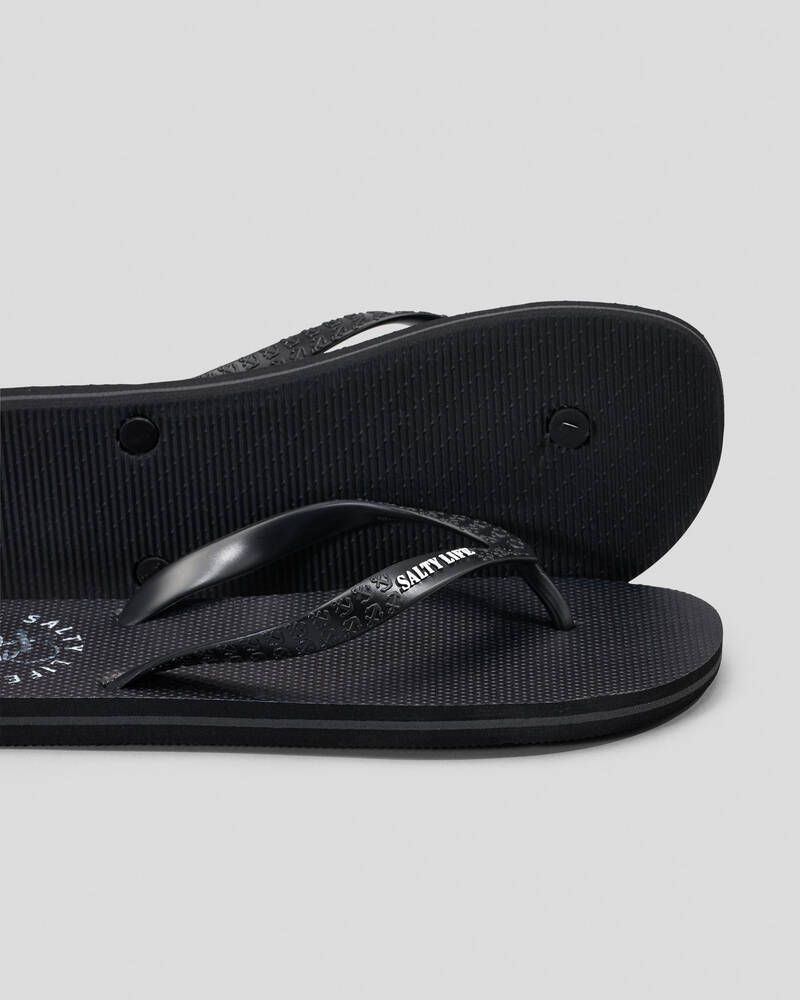 Salty Life Hammered Thongs for Mens