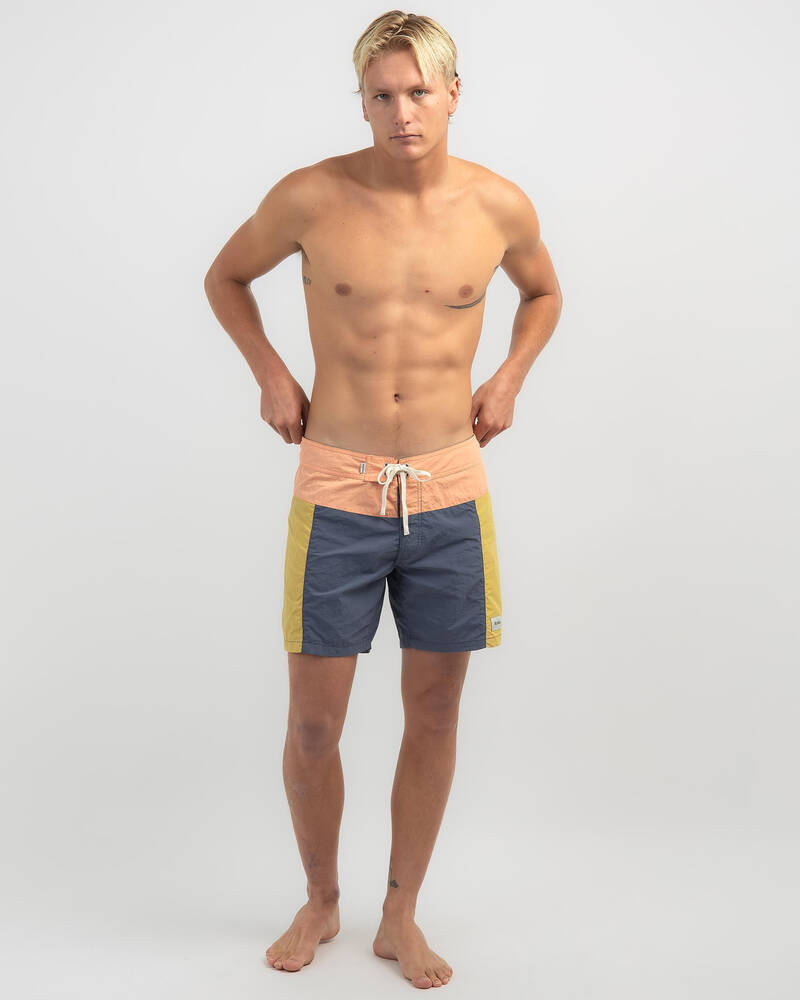 Rhythm Heritage Block Trunk Board Shorts for Mens