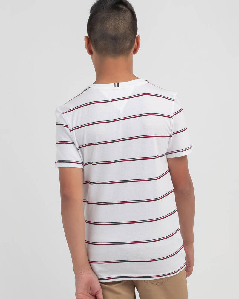 Tommy Hilfiger Boys' Essential Stripe T-Shirt for Mens