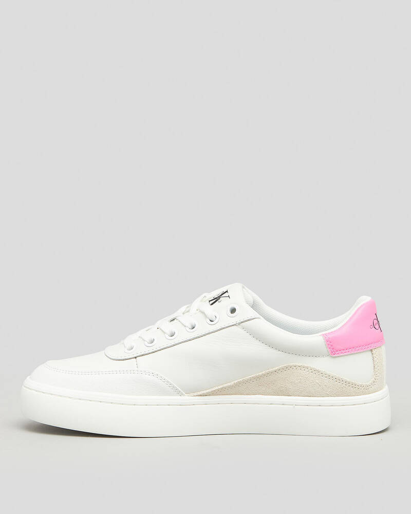 Calvin Klein Classic Cupsole Lace Up Low Shoes for Womens