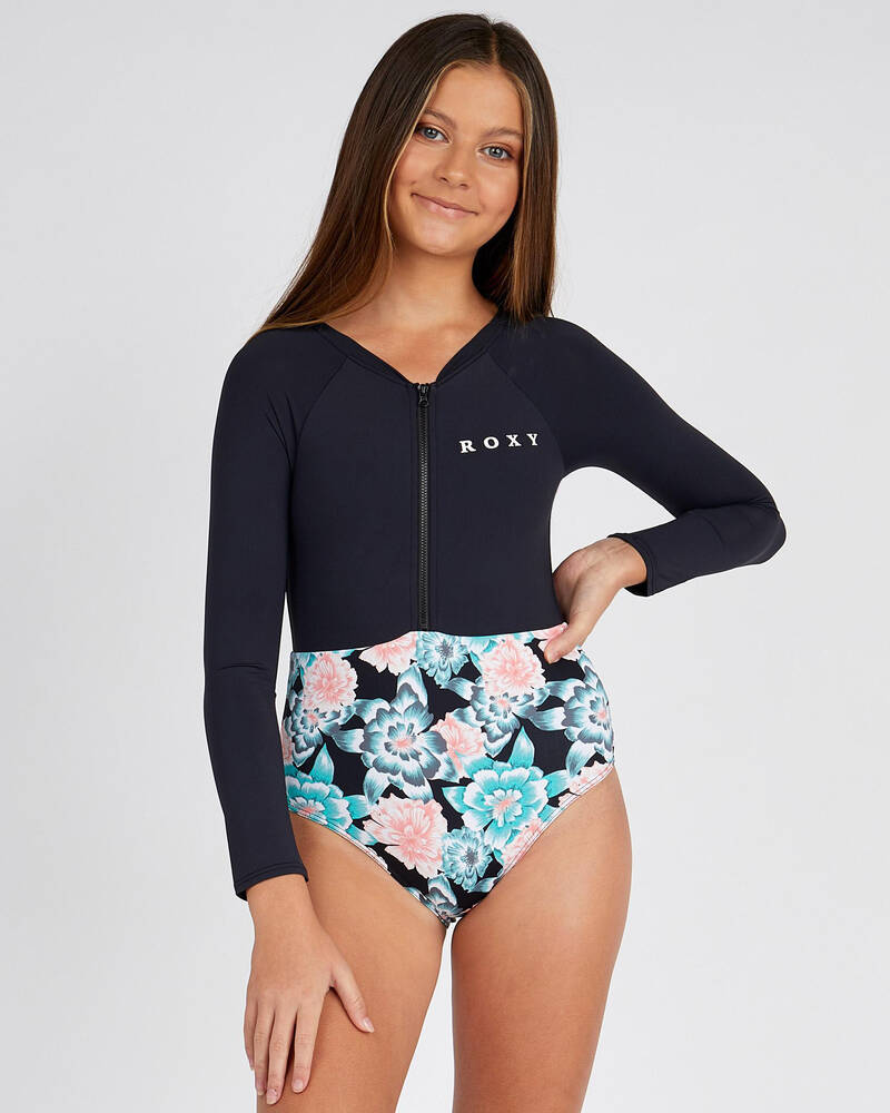 Roxy Girls Surf My Mind Long Sleeve Surfsuit for Womens image number null