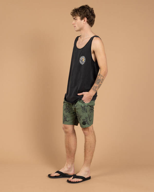 Jacks Rising Sun Singlet for Mens