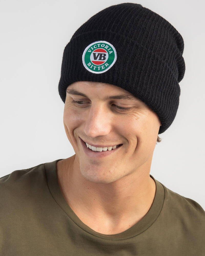 Victoria Bitter VB Roll Cuff Beanie for Mens