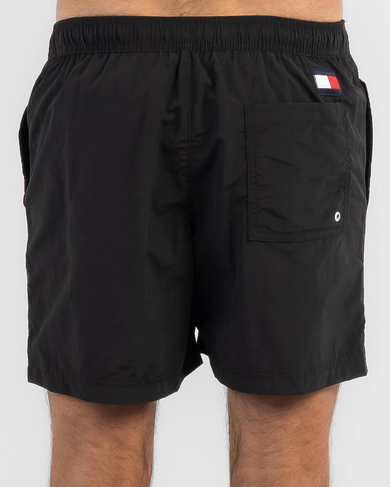 Tommy Hilfiger Solid Flag Drawstring Shorts for Mens