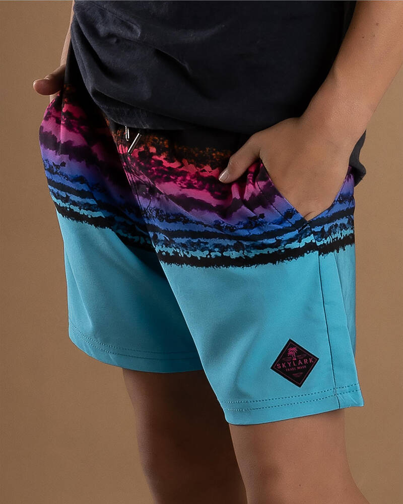 Skylark Boys' Return Elastic Waist Shorts for Mens