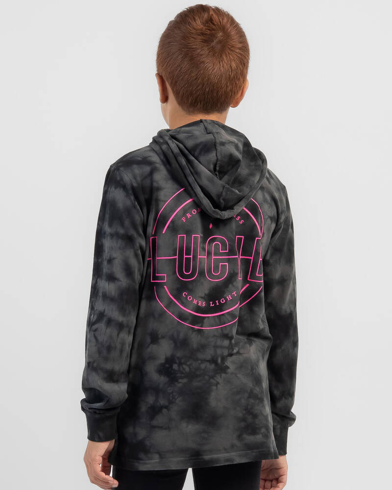 Lucid Boys' Methodic Hooded Long Sleeve T-Shirt for Mens