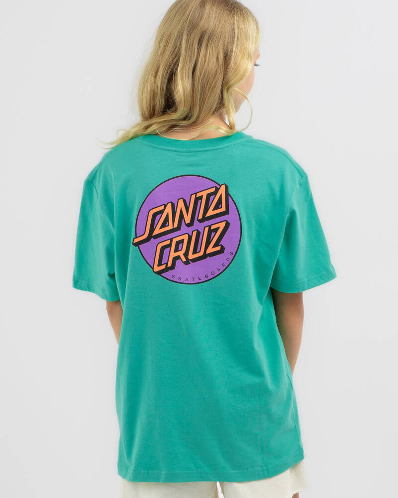 Santa Cruz Girls' Other Dot Chest T-Shirt for Womens