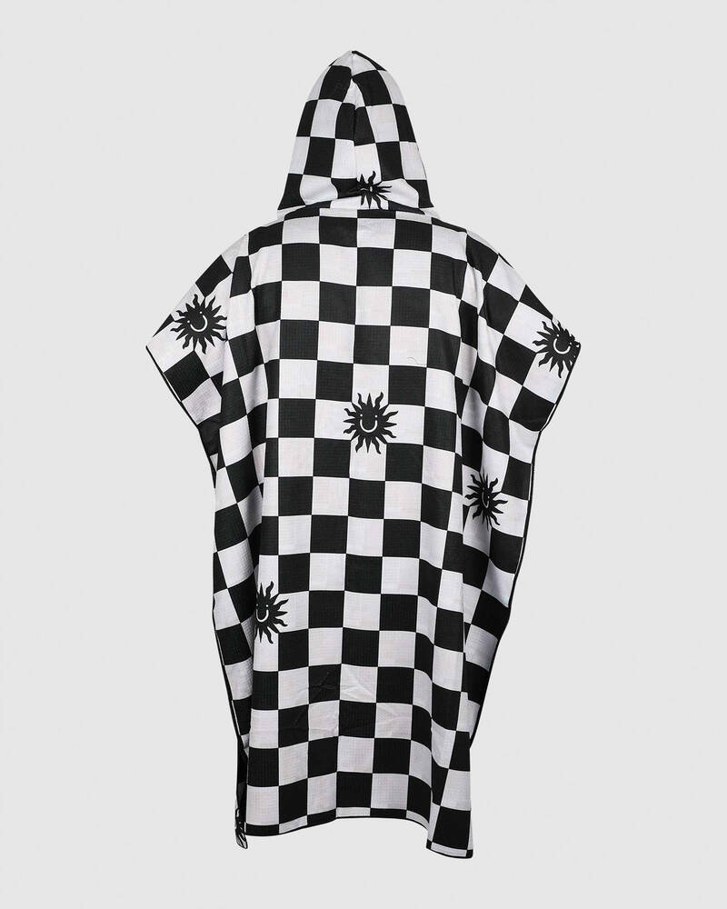 DRITIMES Checked Out Hooded Towel for Mens