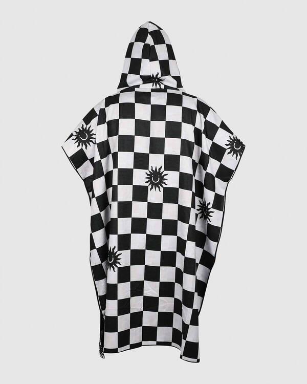 DRITIMES Checked Out Hooded Towel for Mens