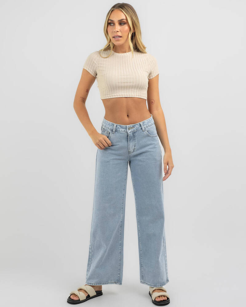 DESU Salem Low Waist Jeans for Womens