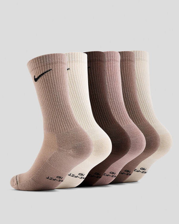 Nike Everyday Elevated Crew Socks 6 Pack for Mens