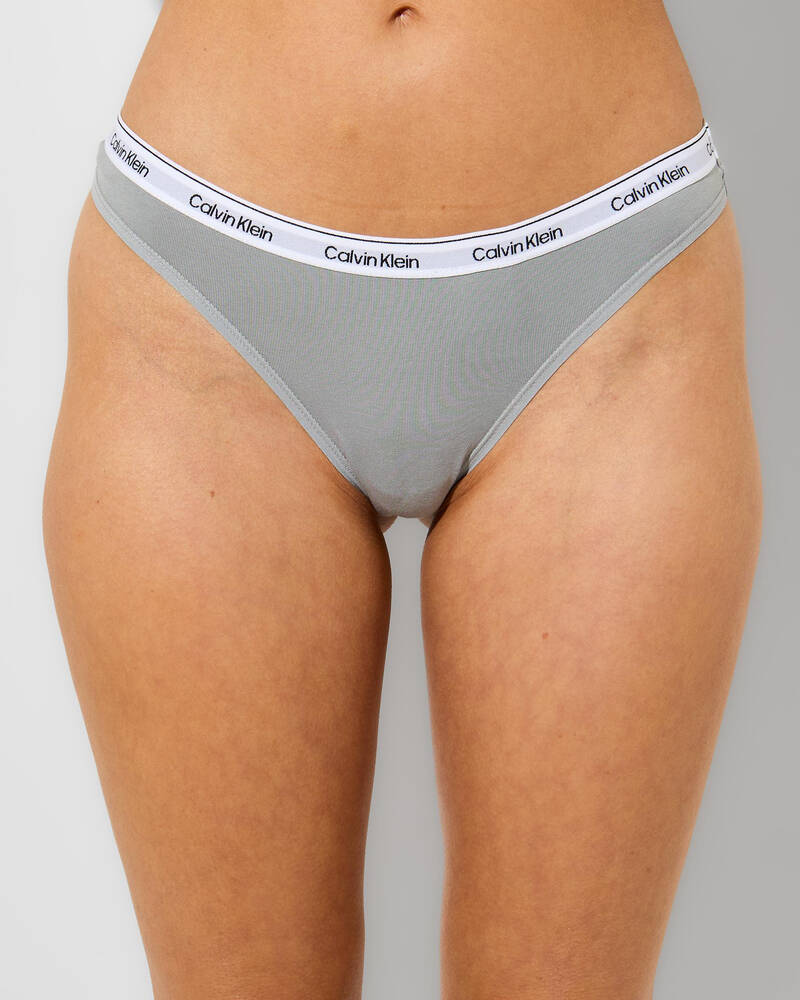 Calvin Klein Modern Logo Thong for Womens