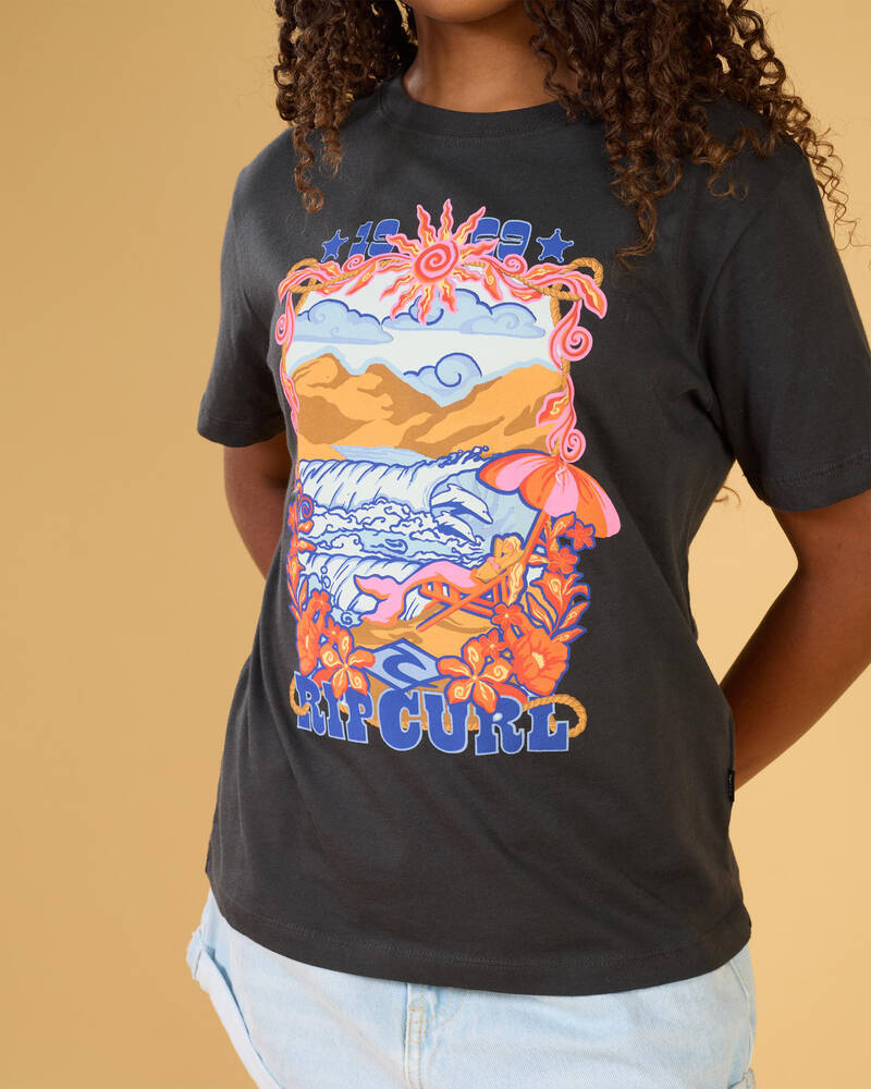 Rip Curl Girls' Sunshine Squad Band T-Shirt for Womens