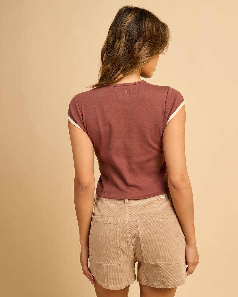 Billabong Josie Ringer T-Shirt for Womens