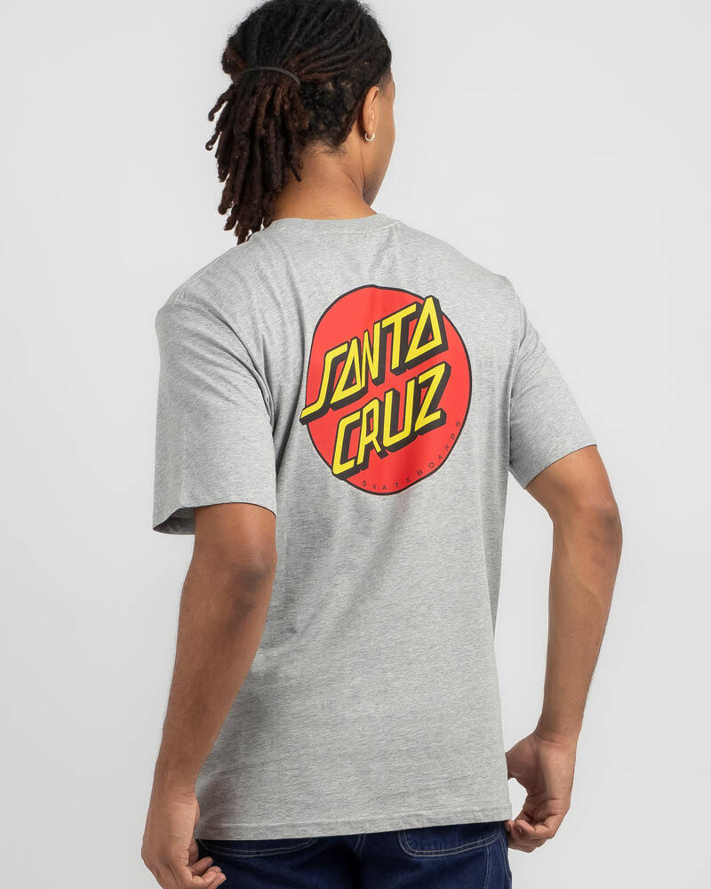 Santa Cruz Classic Dot Chest T-Shirt for Mens