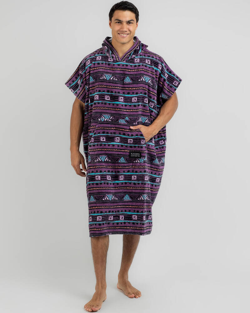 Rip Curl Combo Print Hooded Towel for Mens
