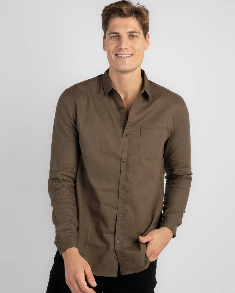 Skylark Hemp Long Sleeve Shirt for Mens