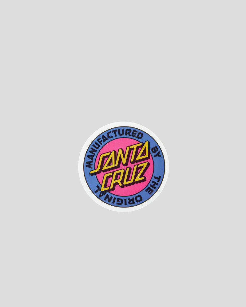 Santa Cruz MFG Dot Retro Sticker for Mens