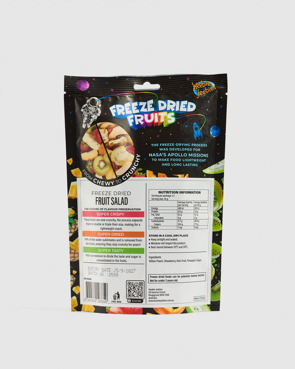 Heebie Jeebies Large Freeze Dried Fruit Salad for Unisex