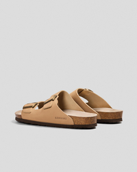 GENUINS Hawaii Oiled Leather Sandals for Mens image number null