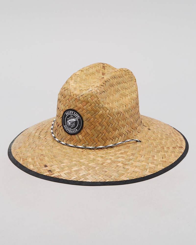 Salty Life Tanked Straw Hat for Mens
