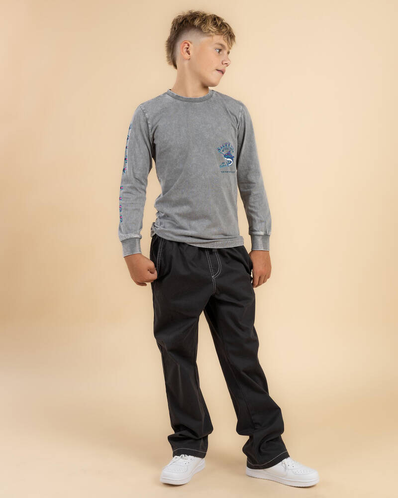 Salty Life Boys' Struggle Long Sleeve T-Shirt for Mens