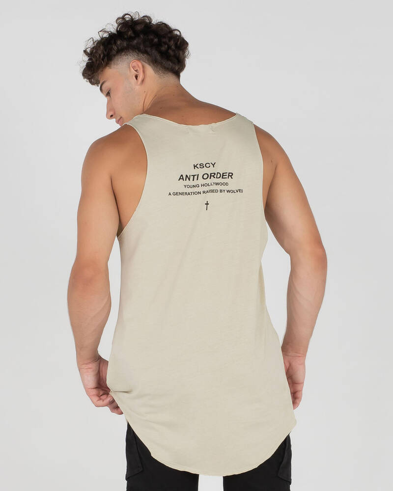 Kiss Chacey Anti-Order Dual Curved Singlet for Mens