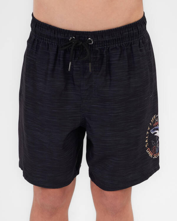 Salty Life Boys' Tide Hunter Elastic Waist Shorts for Mens