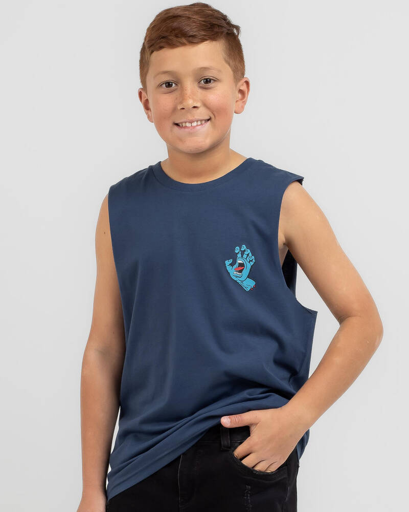 Santa Cruz Boys' Screaming Hand Muscle Tank for Mens