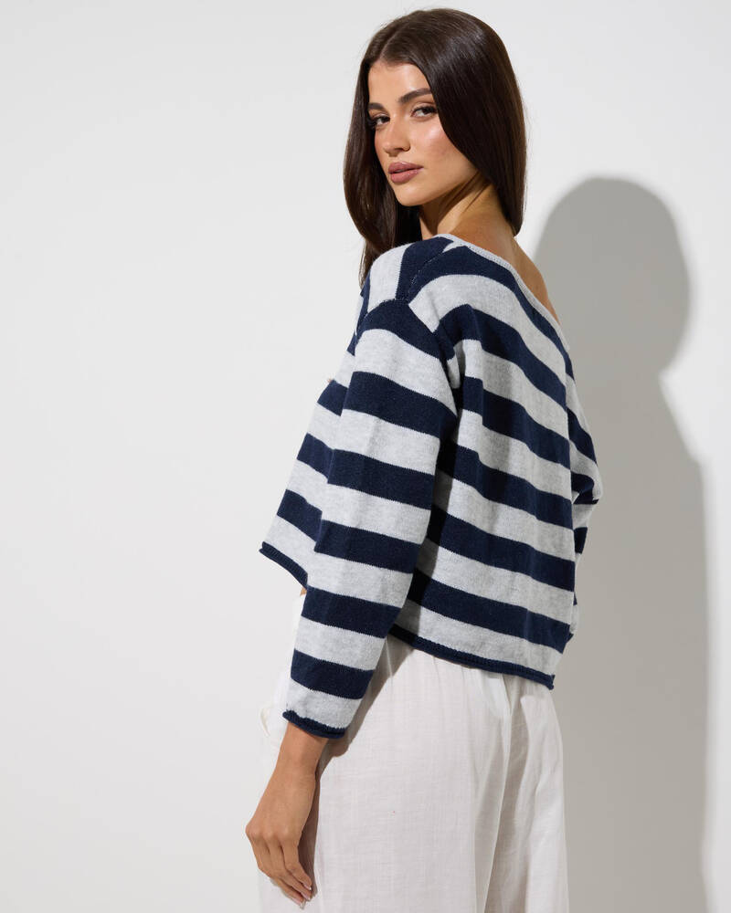 Mooloola Daphne V Neck Knit for Womens